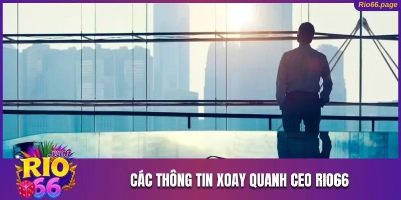 CEO Rio66 Và Câu Chuyện Sự Nghiệp Ấn Tượng Của Nhà Lãnh Đạo 1 Tổng quan thông tin xoay quanh CEO Rio66