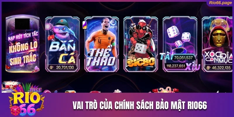 Vai trò ấn tượng của chính sách bảo mật Rio66